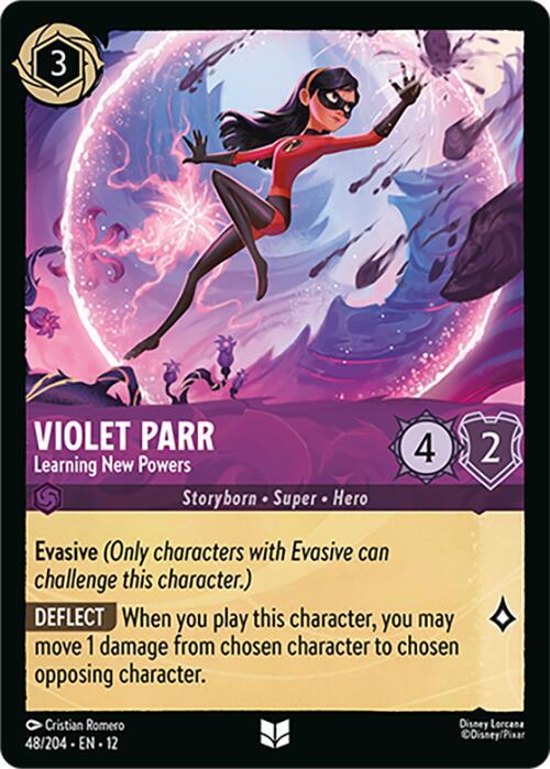 Violet Parr Learning New Powers 48/204 (Wilds Unknown) 
