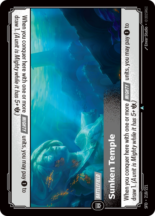 Sunken Temple 218/221 (Spiritforged) 