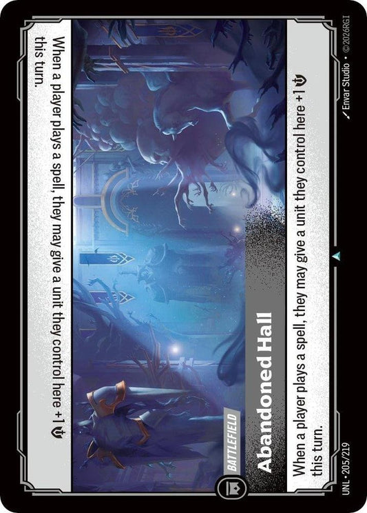 Abandoned Hall 205/219 (Unleashed)  - Foil