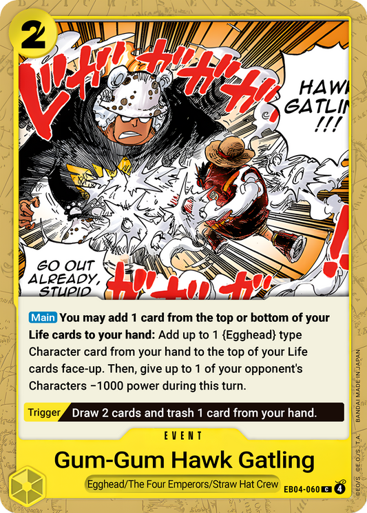 Gum-Gum Hawk Gatling EB04-060 (Adventure on Kami's Island) 