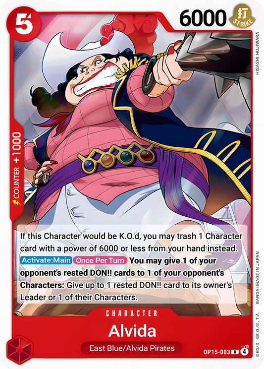Alvida OP15-003 (Adventure on Kami's Island)  - Foil