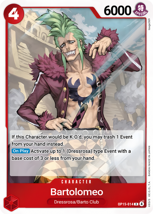 Bartolomeo OP15-014 (Adventure on Kami's Island)  - Foil
