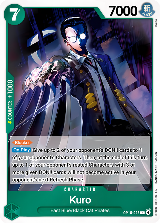 Kuro OP15-025 (Adventure on Kami's Island)  - Foil