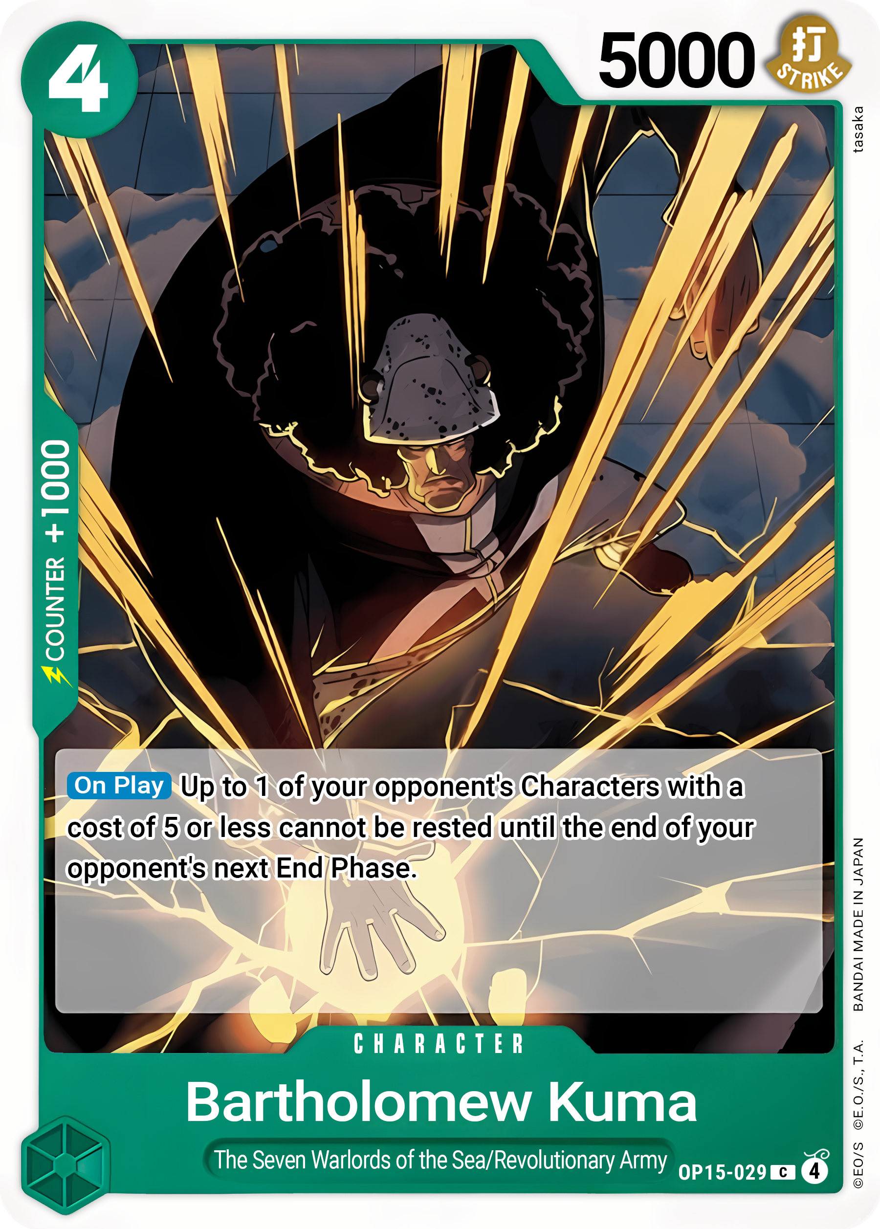 Bartholomew Kuma OP15-029 (Adventure on Kami's Island) 