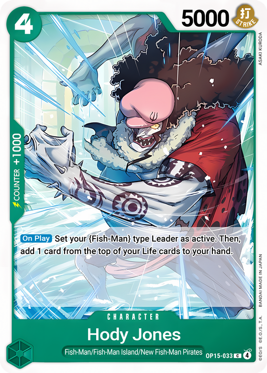Hody Jones OP15-033 (Adventure on Kami's Island) 