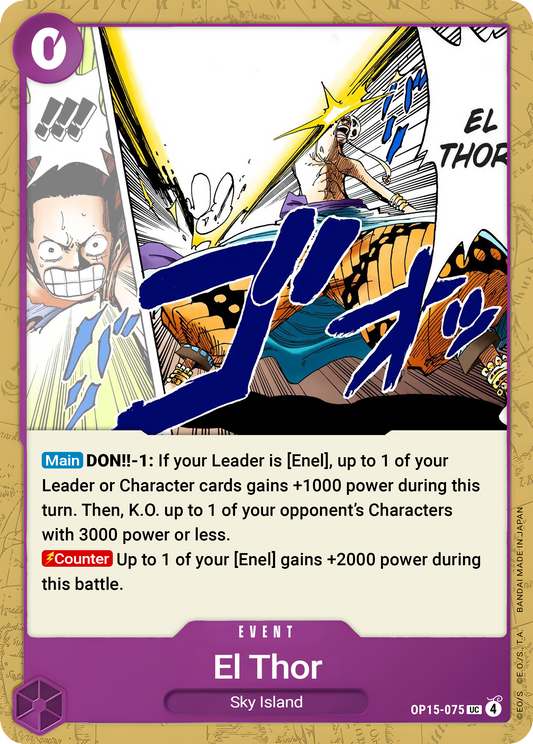 El Thor OP15-075 (Adventure on Kami's Island) 