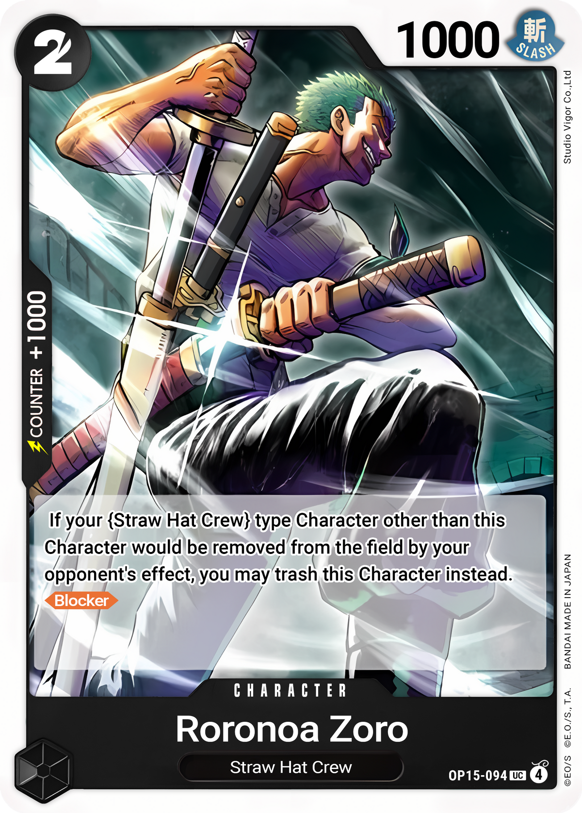 Roronoa Zoro OP15-094 (Adventure on Kami's Island) 