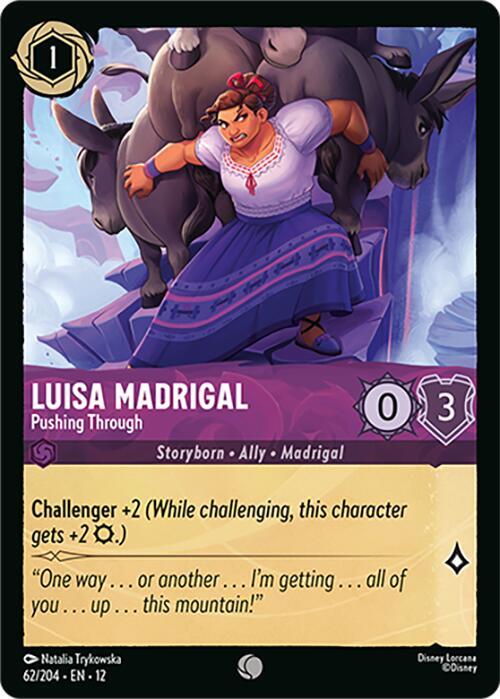 Luisa Madrigal Pushing Through 62/204 ()  - Cold Foil
