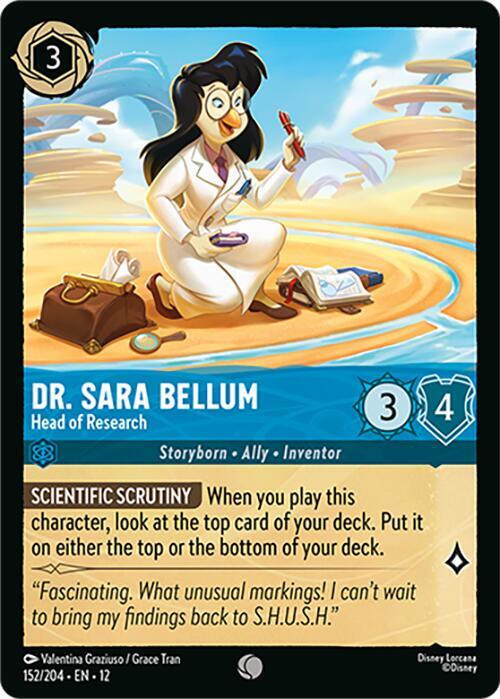 Dr. Sara Bellum, Head of Research 152/204 (Wilds Unknown) 