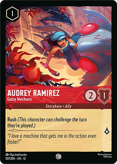 Audrey Ramirez Gutsy Mechanic 107/204 () 