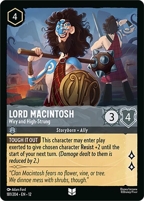 Lord Macintosh Wiry and High Strung 181/204 ()  - Cold Foil