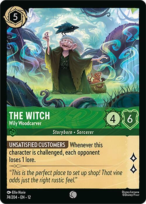The Witch Wily Woodcarver 74/204 ()  - Cold Foil