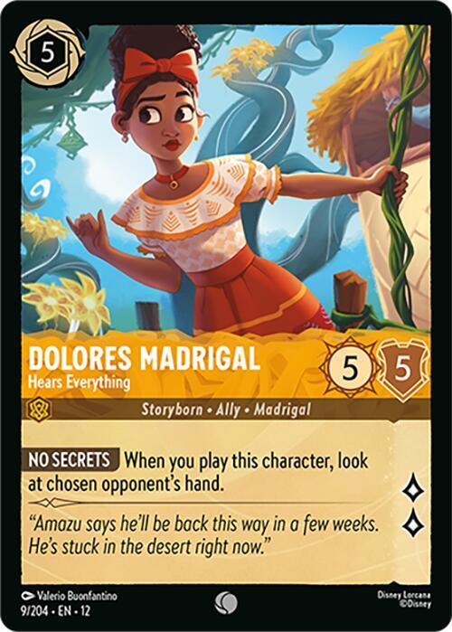 Dolores Madrigal, Hears Everything 9/204 () 