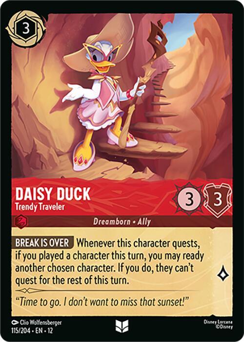 Daisy Duck, Trendy Traveler 115/204 ()  - Cold Foil