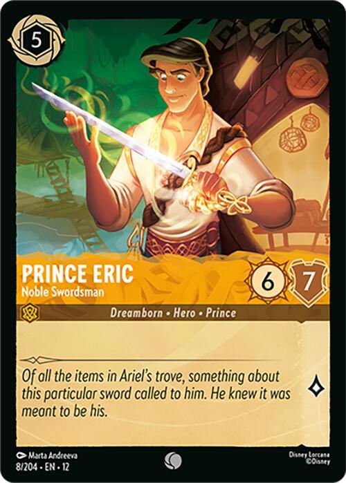 Prince Eric Noble Swordsman 8/204 ()  - Cold Foil
