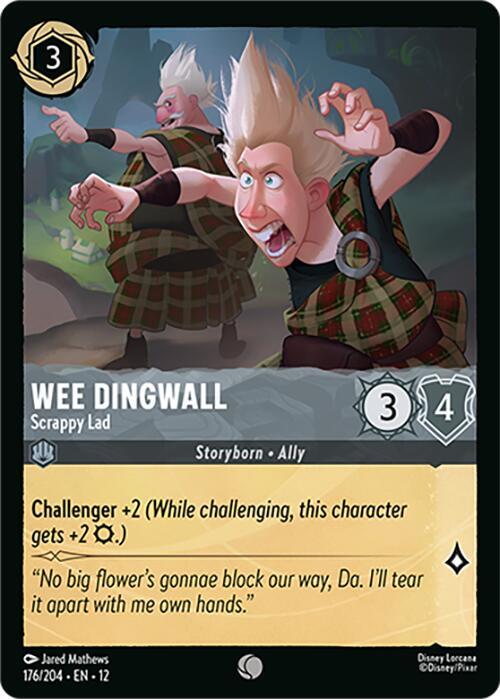 Wee Dingwall, Scrappy Lad 176/204 (Wilds Unknown) 