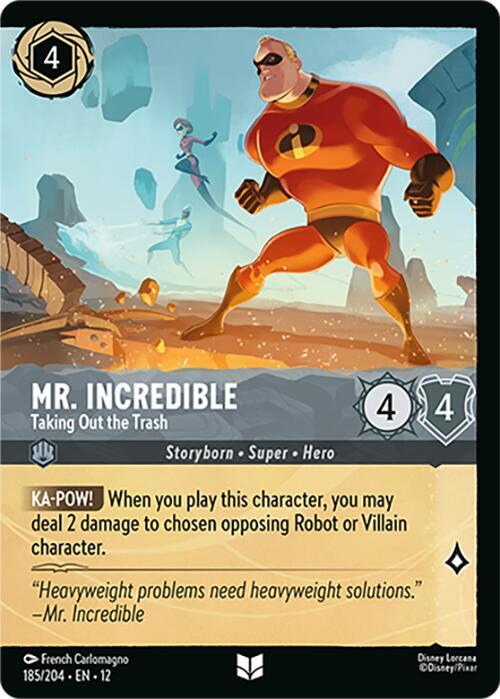 Mr. Incredible Taking Out the Trash Foil 185/204 ()  - Cold Foil