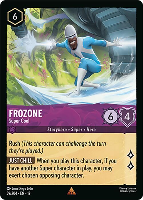 Frozone, Super Cool 59/204 (Wilds Unknown) 