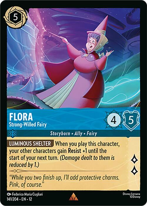 Flora Strong Willed Fairy 141/204 () 