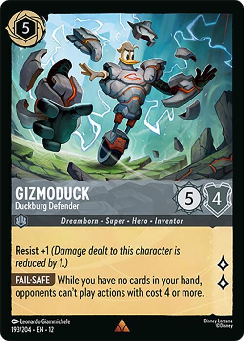 Gizmoduck Duckburg Defender 193/204 () 