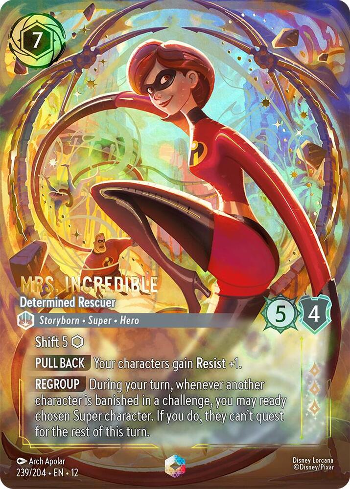 Mrs Incredible Determined Rescuer Enchanted 239/204 ()  - Holofoil