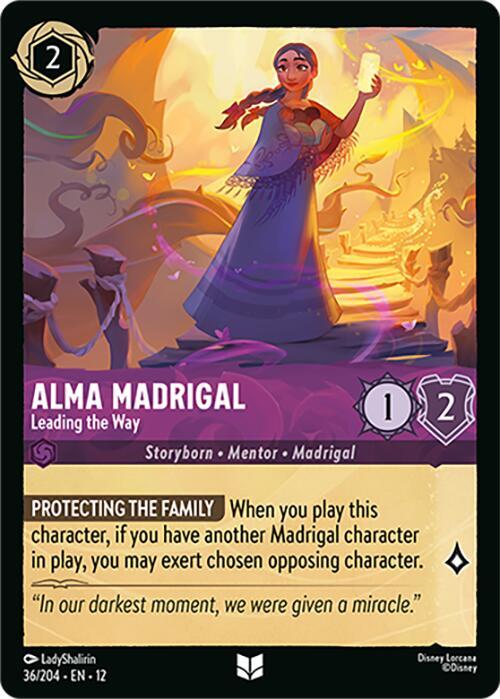 Alma Madrigal Leading the Way 36/204 ()  - Cold Foil
