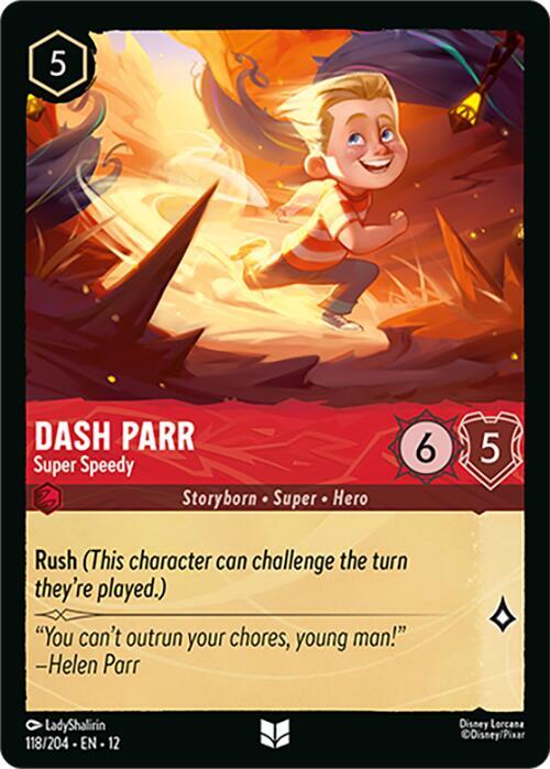 Dash Parr Super Speedy 118/204 ()  - Cold Foil