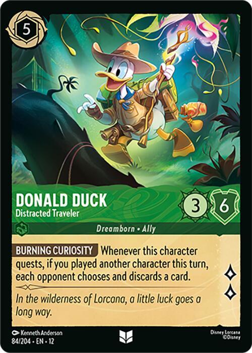 Donald Duck Distracted Traveler 84/204 ()  - Cold Foil