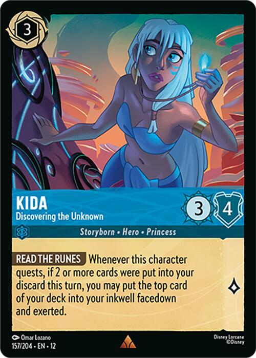 Kida Discovering the Unknown 157/204 ()  - Cold Foil