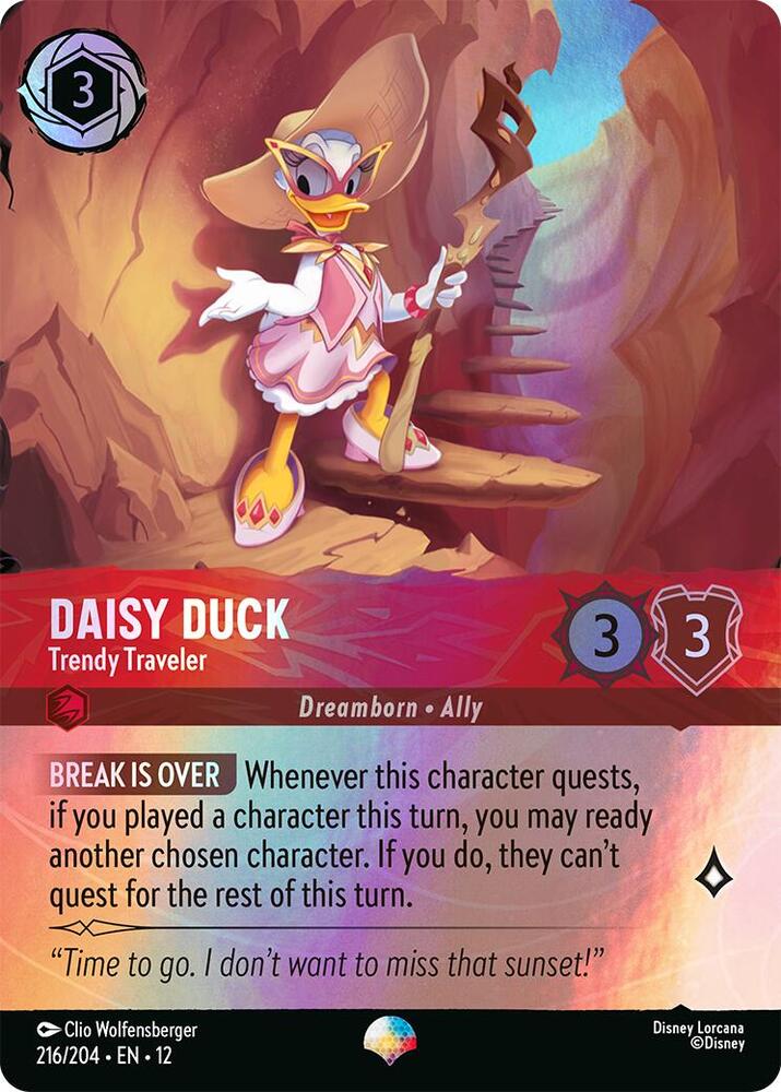Daisy Duck Trendy Traveler Epic 216/204 ()  - Holofoil
