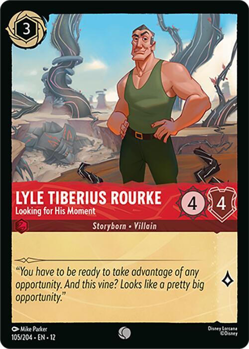 Lyle Tiberius Rourke Looking for His Moment 105/204 () 