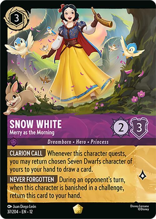 Snow White, Merry as the Morning 37/204 ()  - Cold Foil