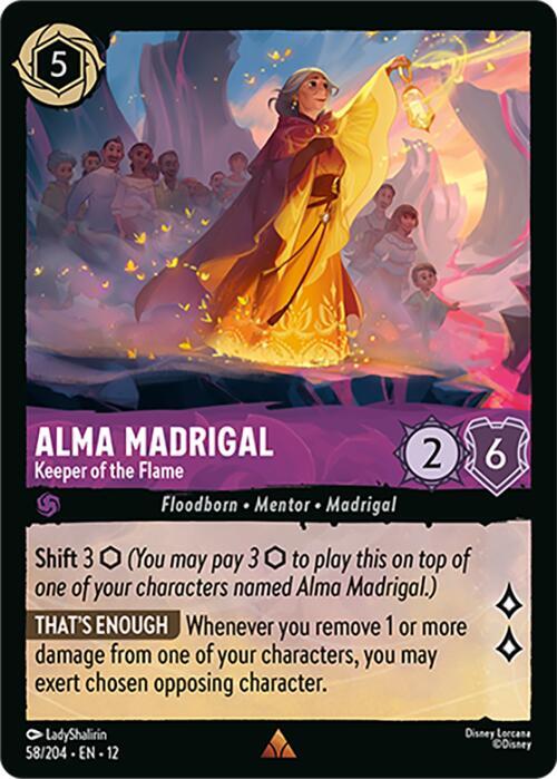 Alma Madrigal, Keeper of the Flame 58/204 (Wilds Unknown) 