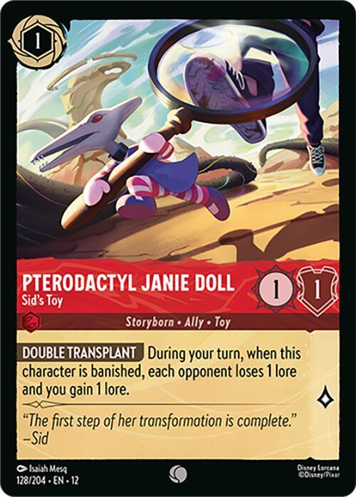 Pterodactyl Janie Doll Sids Toy 128/204 ()  - Cold Foil