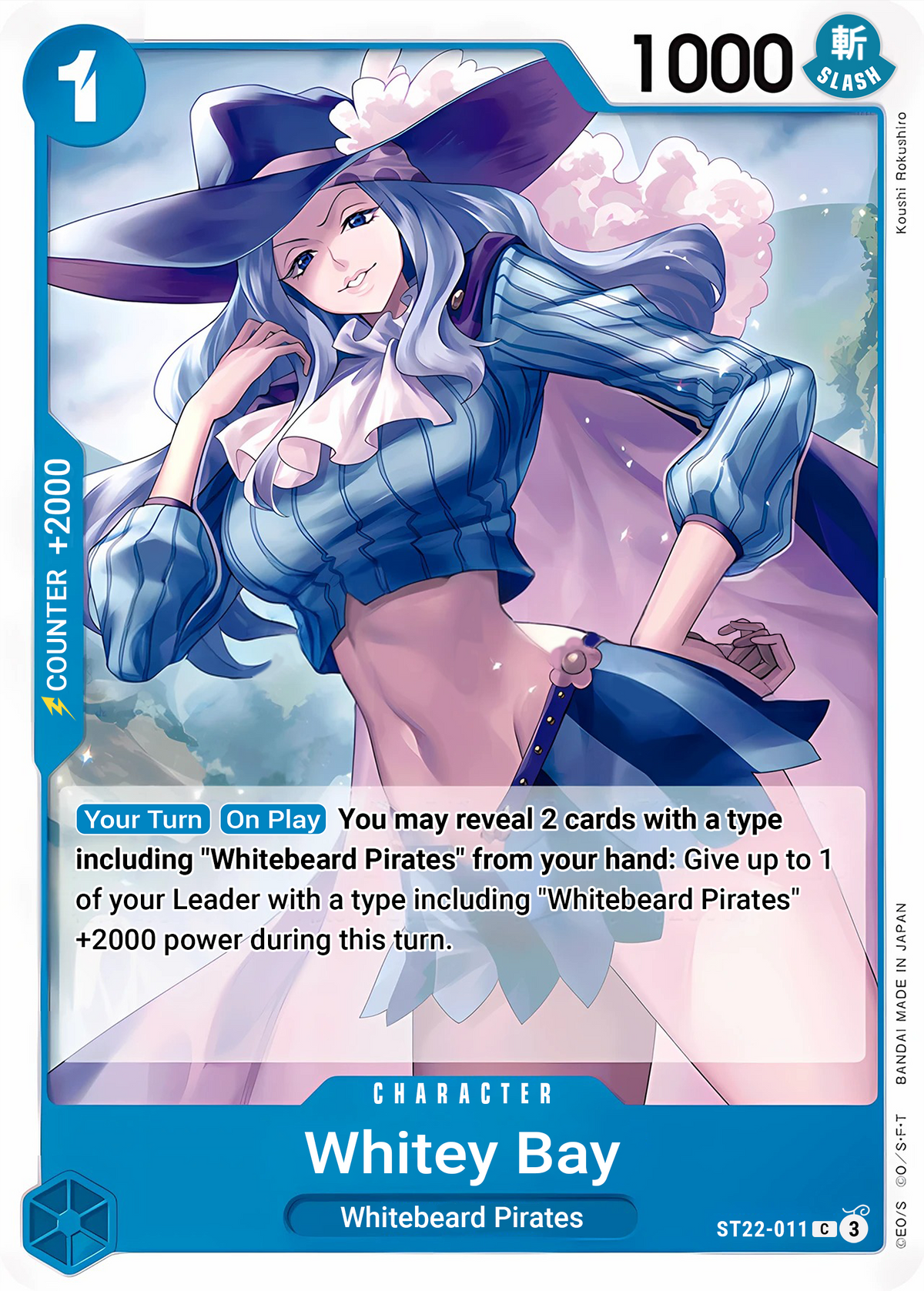 Whitey Bay ST22-011 (Starter Deck 22: Ace & Newgate) 