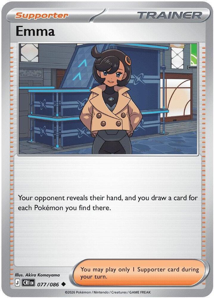 Emma 077/086 (ME04: Chaos Rising)  - Reverse Holofoil
