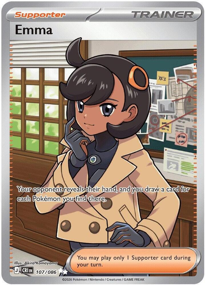 Emma 107 086 107/086 (ME04: Chaos Rising)  - Holofoil