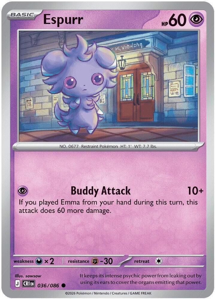 Espurr 036/086 (ME04: Chaos Rising) 