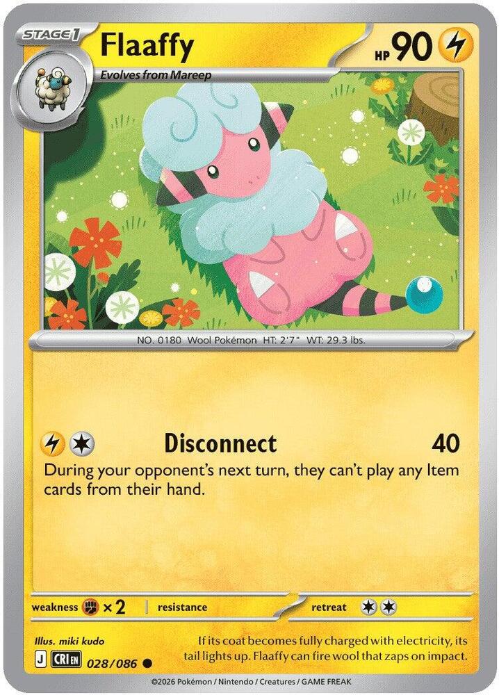 Flaaffy 028/086 (ME04: Chaos Rising) 