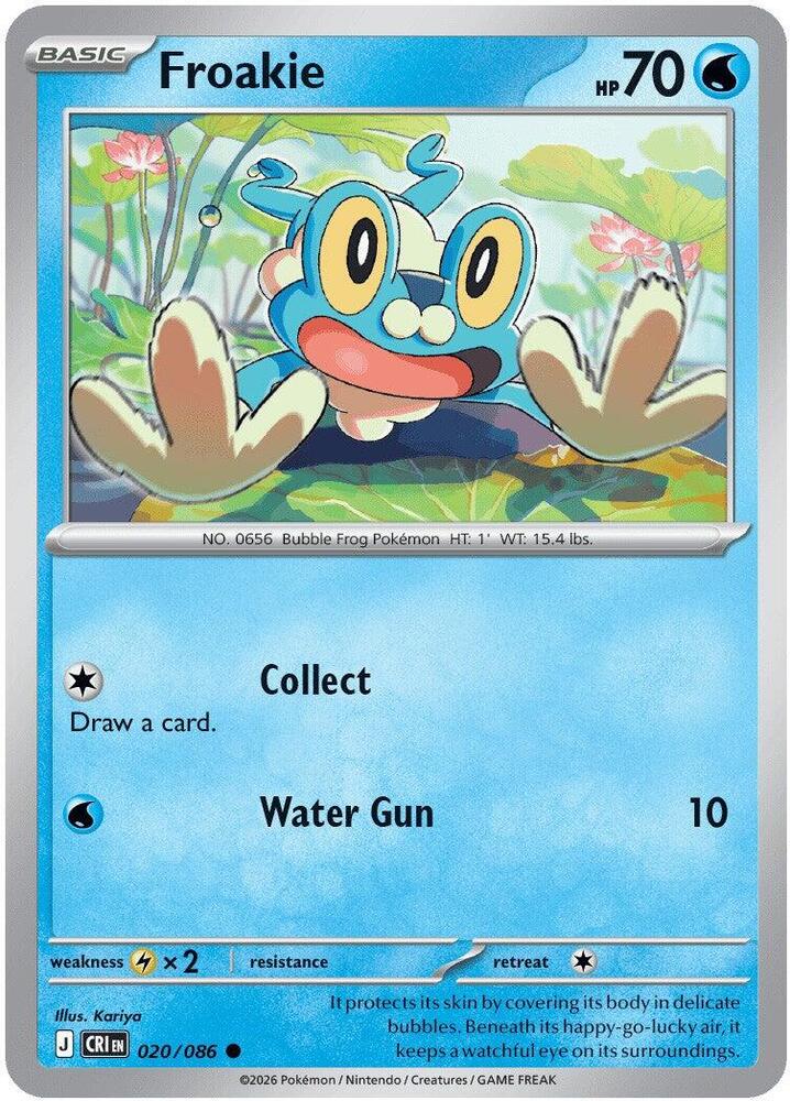 Froakie 020/086 (ME04: Chaos Rising) 