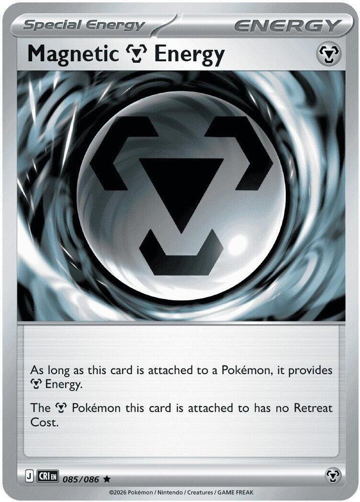 Magnetic Metal Energy 085/086 (ME04: Chaos Rising)  - Holofoil