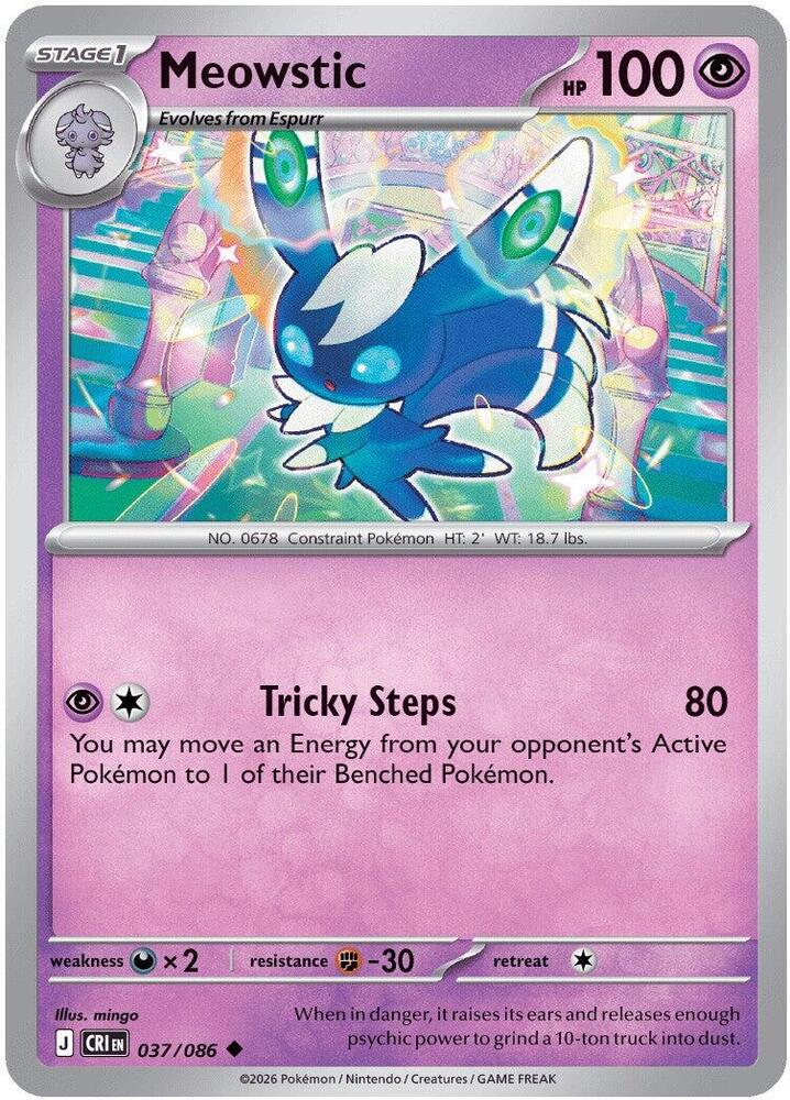 Meowstic 037/086 (ME04: Chaos Rising) 