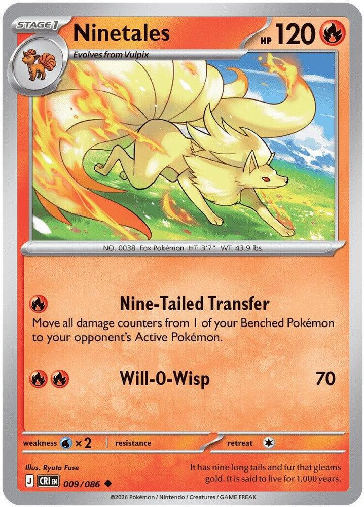 Ninetales 009/086 (ME04: Chaos Rising) 