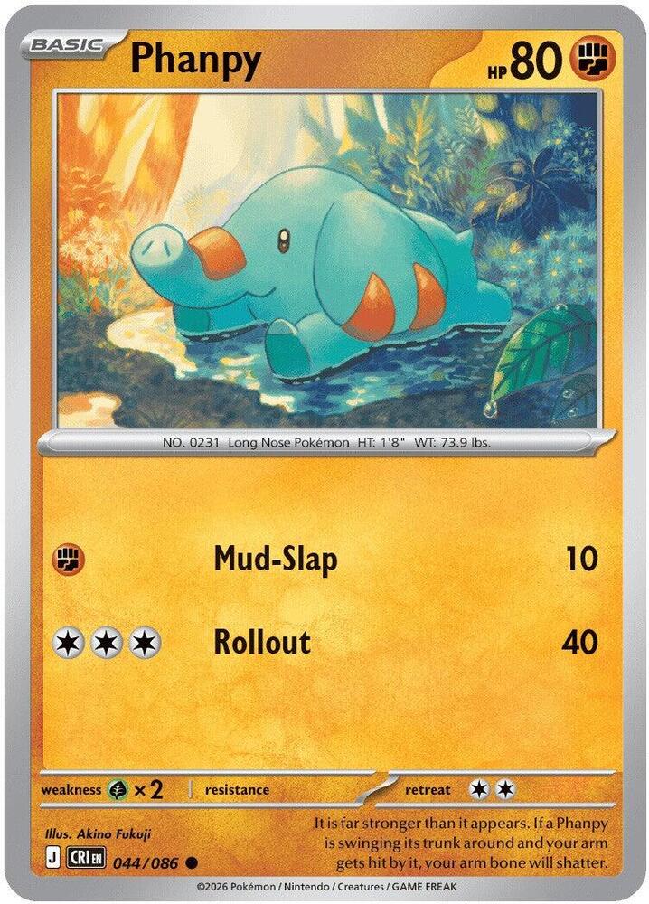 Phanpy 044/086 (ME04: Chaos Rising) 