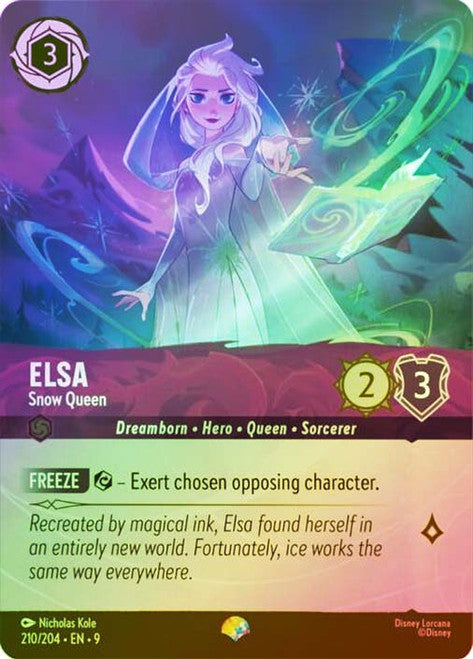 Elsa, Snow Queen 210/204 (Fabled)  - Rainbow Holofoil