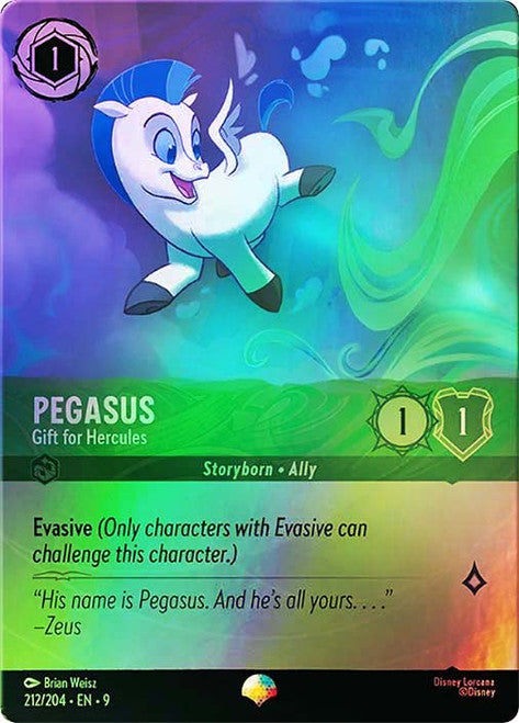 Pegasus, Gift for Hercules 212/204 (Fabled)  - Rainbow Foil