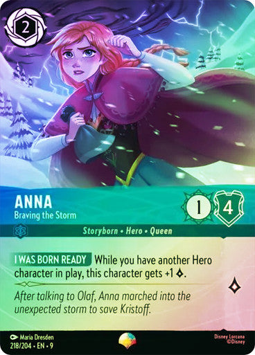Anna, Braving the Storm 218/204 (Fabled)  - Holofoil