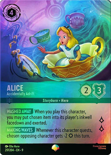Alice, Accidentally Adrift 217/204 (Fabled)  - Rainbow Foil