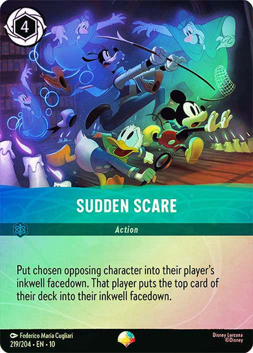 Sudden Scare 219/204 (Whispers in the Well)  - Rainbow Foil