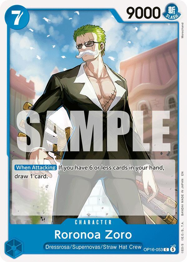 Roronoa Zoro 053 OP16-053 (The Time of Battle) 